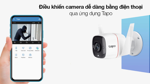 Camera an ninh ngoài trời Wifi TP-Link Tapo C310 3MP