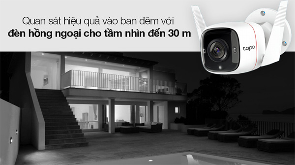 Camera an ninh ngoài trời Wifi TP-Link Tapo C310 3MP