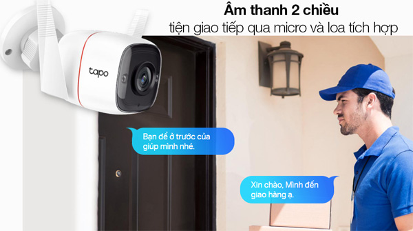 Camera an ninh ngoài trời Wifi TP-Link Tapo C310 3MP