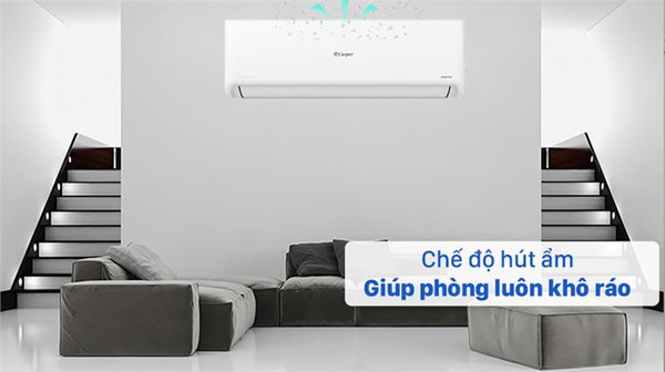 Điều hòa Casper 1 chiều Inverter 24.000BTU GC-24IS32 có chế độ hút ẩm