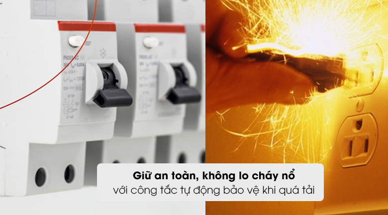 Công tắc tự bảo vệ giúp việc vận hành trở nên an toàn hơn