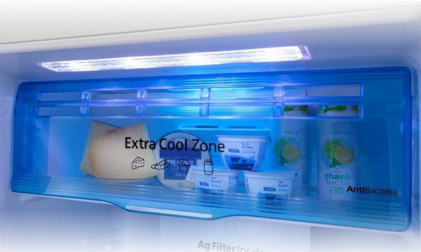 Tủ lạnh Panasonic NR-TV261BPKV được trang bị ngăn Extra Cool Zone