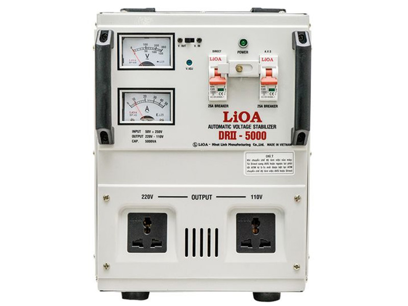 Hình ảnh ổn áp 1 pha Lioa 5KVA DRII 5000II