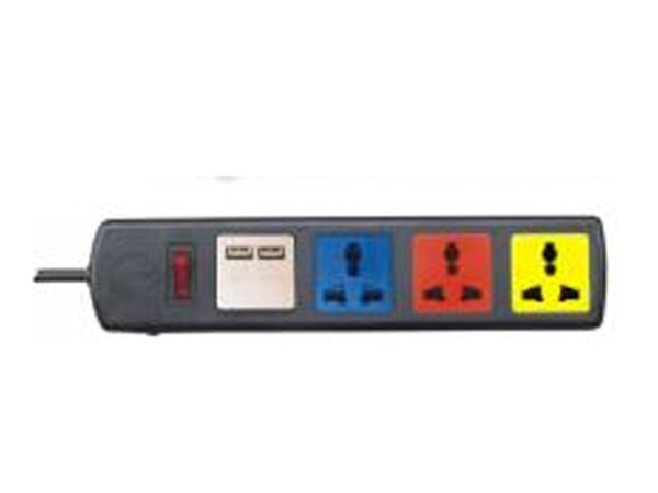 Ổ cắm kéo dài đa năng LiOA 4D32NUSB (Có 2 cổng sạc USB)