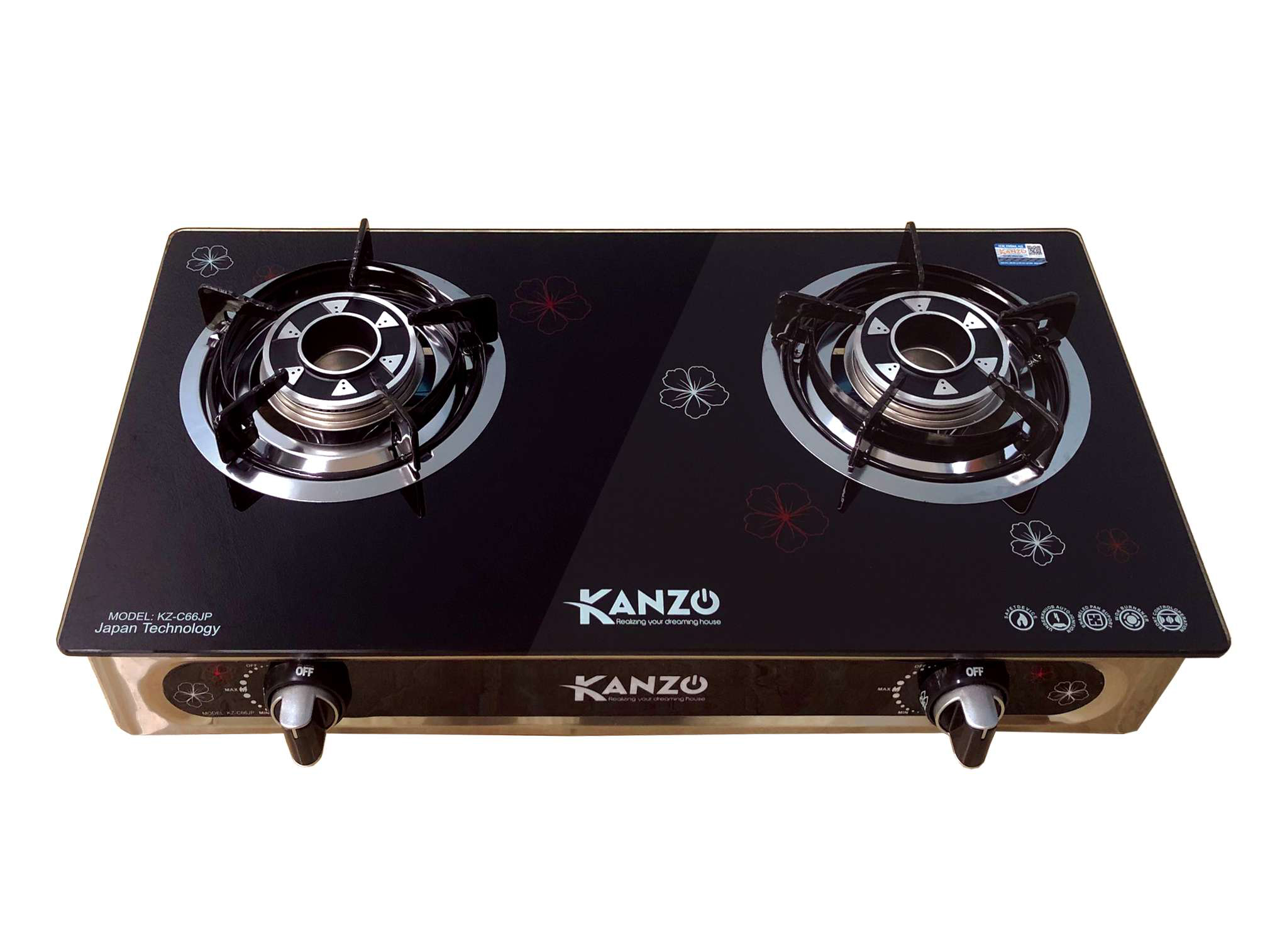 Bếp gas dương kính Kanzo KZ-C66JP Japan Technology