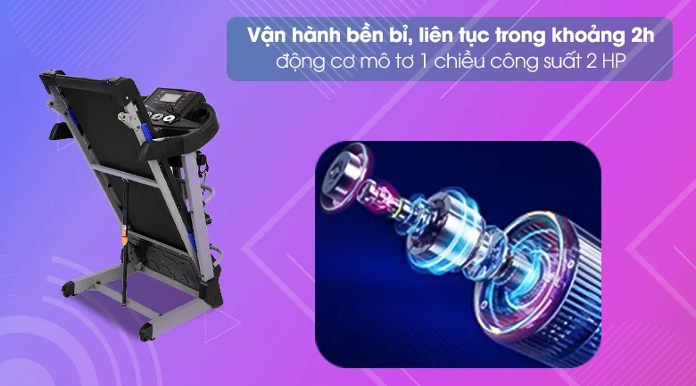 Động cơ khỏe mạnh, chạy êm