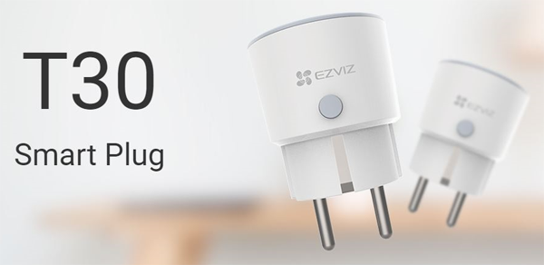  Ổ cắm thông minh Wifi điều khiển bằng giọng nói có thống kê điện tiêu thụ EZVIZ CS-T30-10B