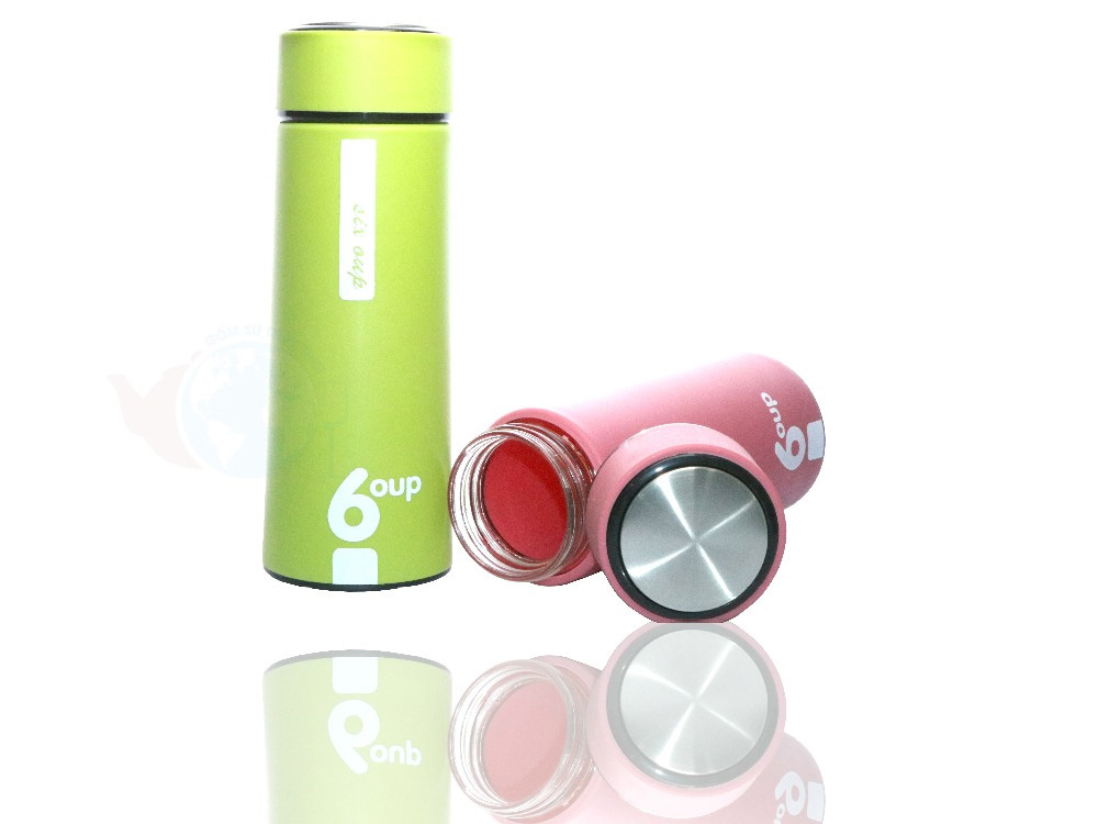 Bình đựng nước thủy tinh 450ml nhiều màu
