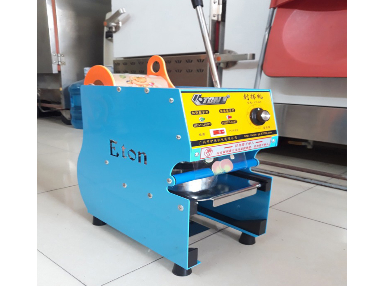 Máy ép miệng ly