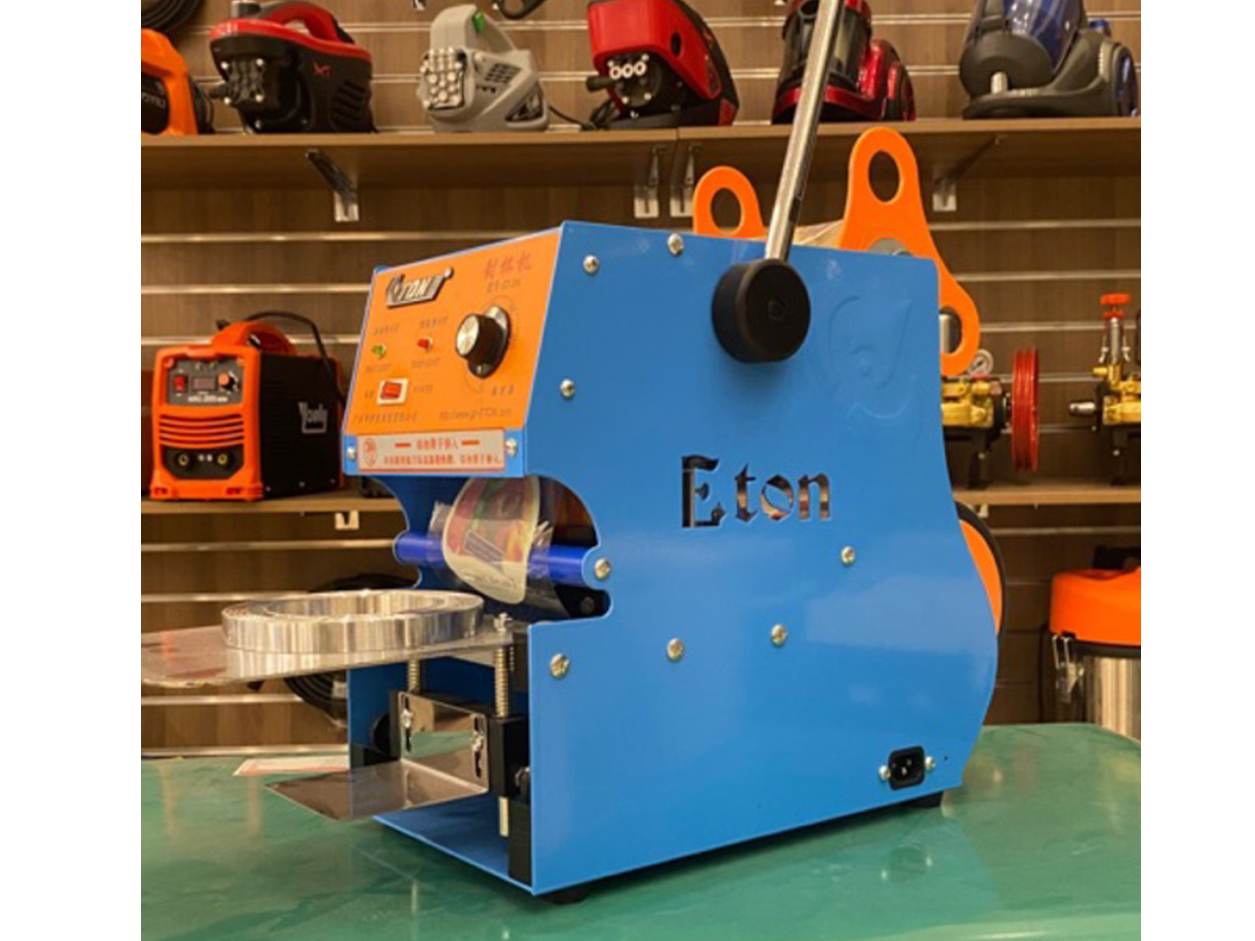 Máy ép miệng ly Eton