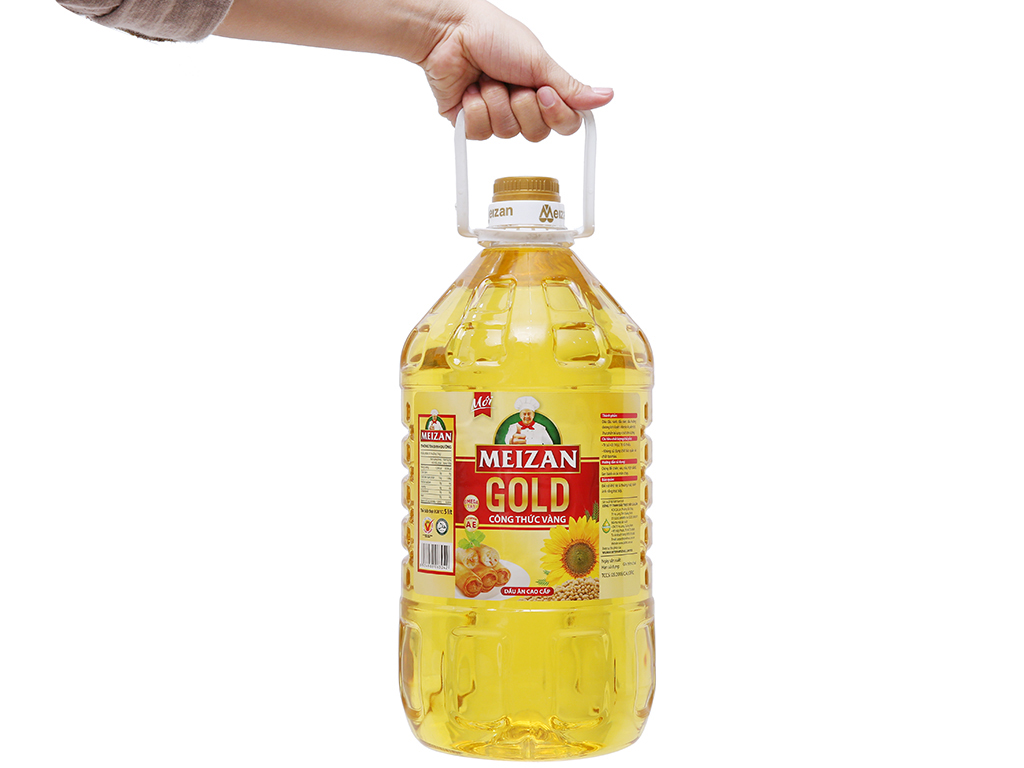 Dầu ăn Meizan Gold can 5 lít