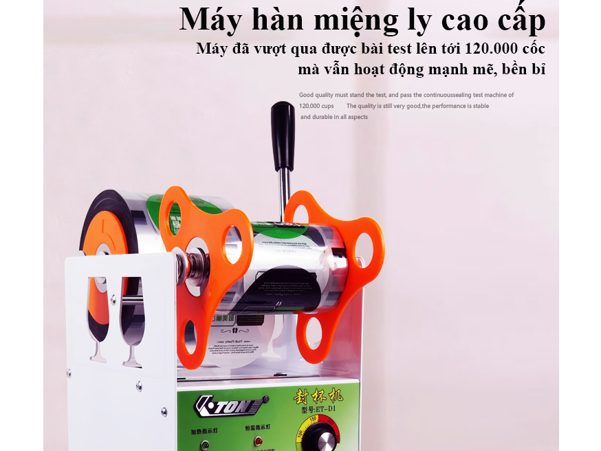 Máy hàn miệng ly 