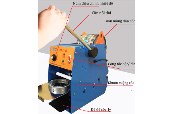 Máy dán miệng cốc IC-25
