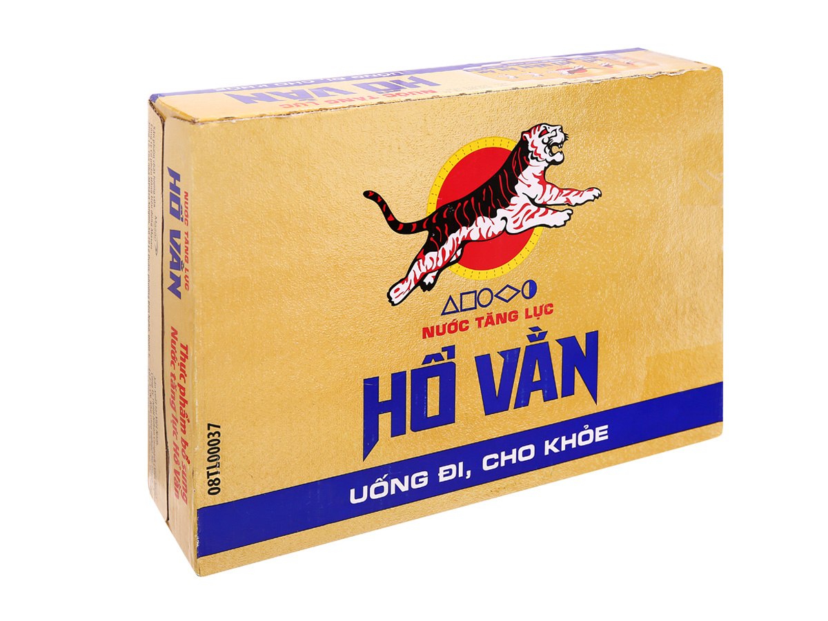 Thùng 24 lon nước tăng lực hổ vằn (245ml/lon)