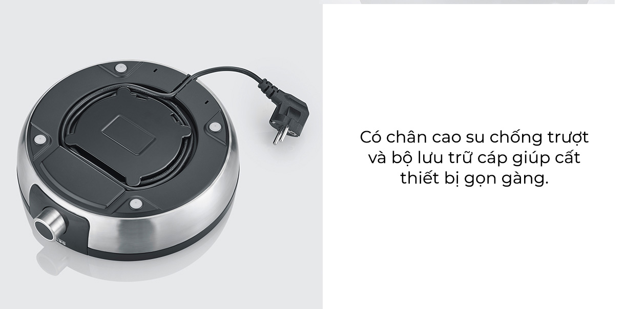 Đế cao su chống trượt, tăng độ bám trụ