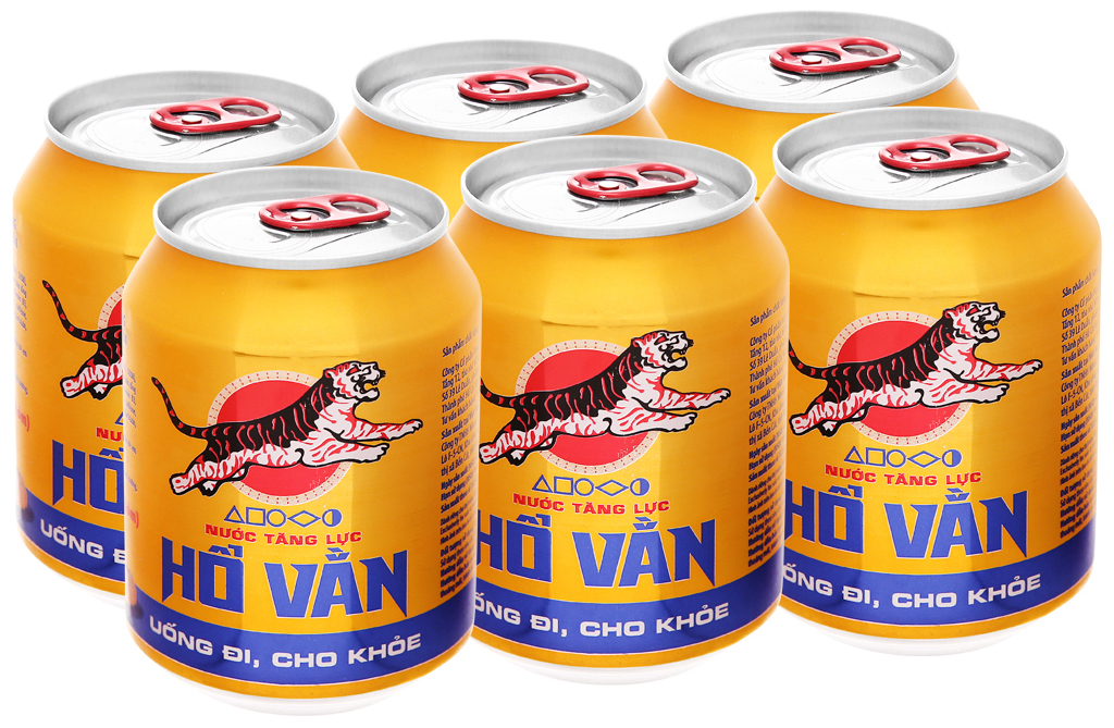 Vỉ 6 lon nước tăng lực Hổ Vằn (6 x 245ml)