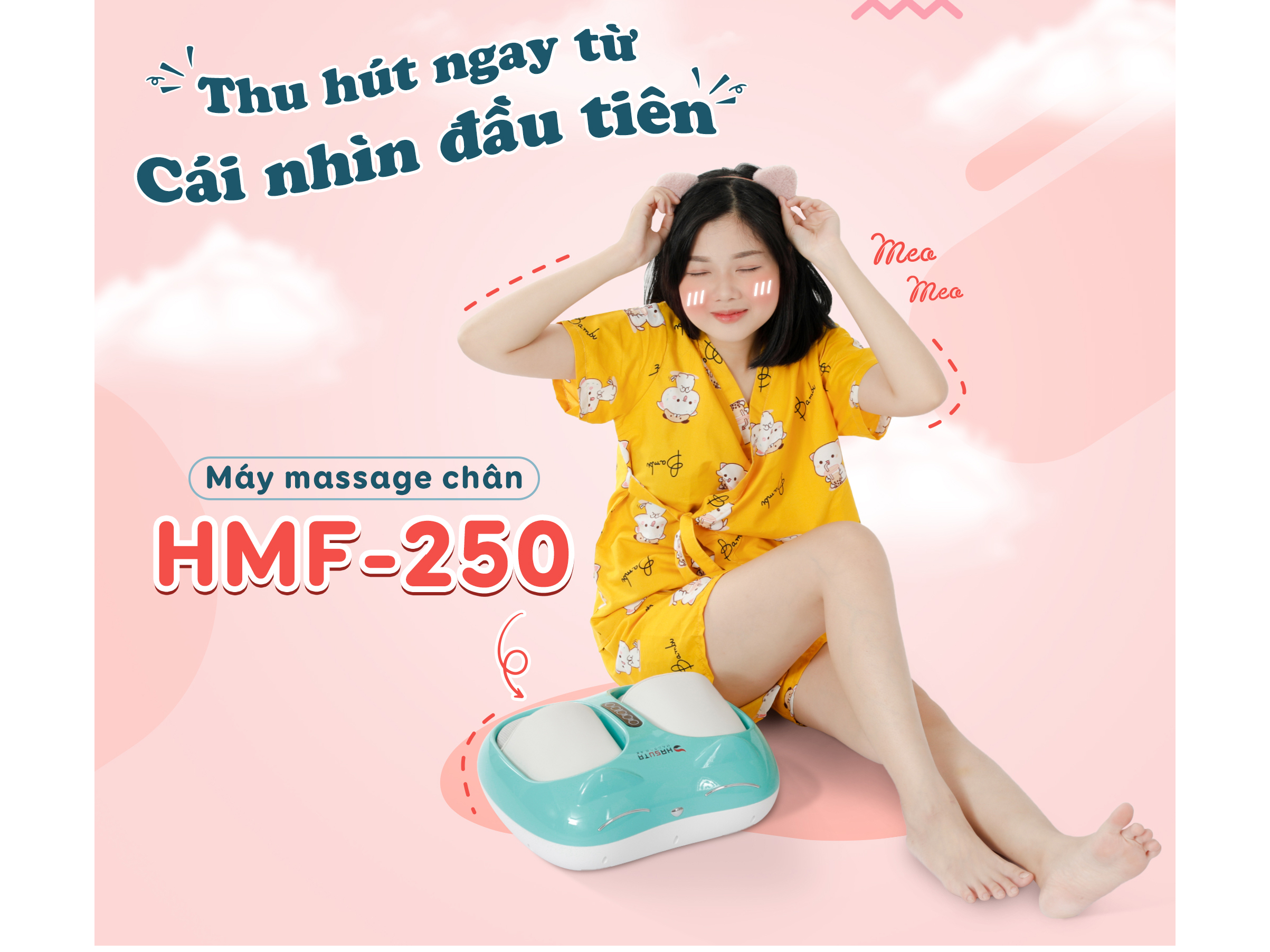 Máy massage chân Hasuta HMF-250