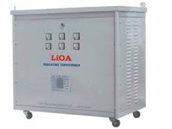 Hình ảnh biến áp đổi nguồn hạ áp 3 Pha LiOA 6,3KVA - 3K630M2DH5YC (Cách ly)