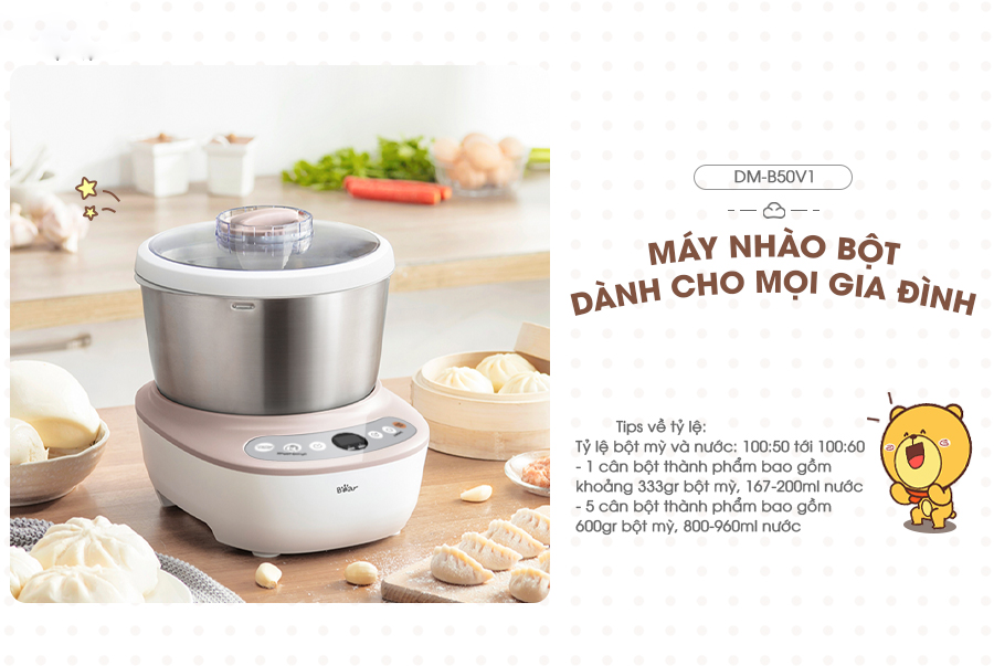 Máy nhào bột cho gia đình