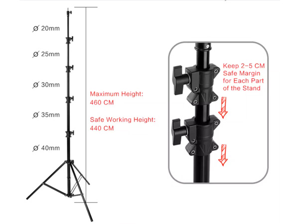 Giữ khoảng cách tối thiểu 2 - 5cm giữa các khớp nối
