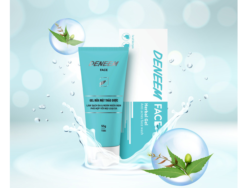 Gel rửa mặt và ngừa mụn Deneem Face