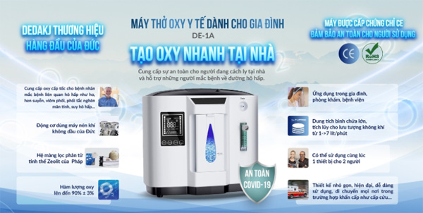 Máy tạo oxy Dedakj