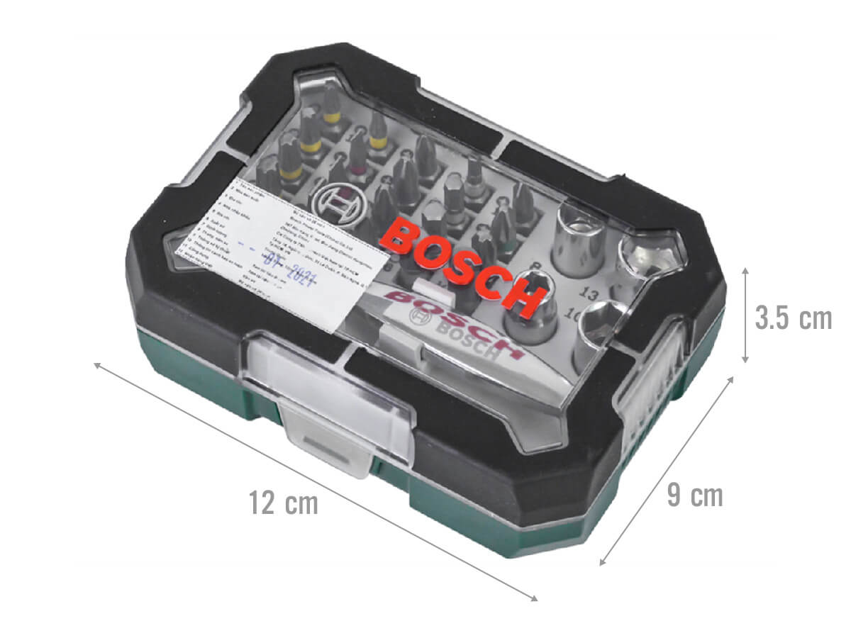 Hình ảnh bộ vặn vít Bosch 26 món