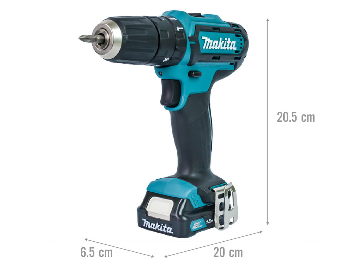 Kích thước của Makita HP331DSYE (12V)