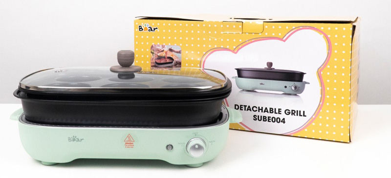 Hình ảnh nồi lẩu nướng đa năng 3 in 1 Bear SUBE004