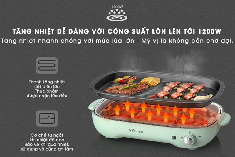 Công suất hoạt động lớn