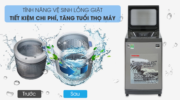 Máy giặt Toshiba 10.5 kg AW-UK1150HV(SG) - mới 2021