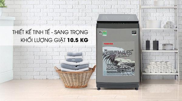 Máy giặt Toshiba 10.5 kg AW-UK1150HV(SG) - mới 2021
