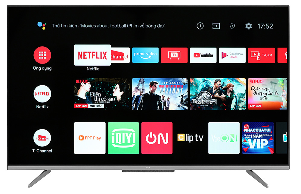 Hình ảnh Android tivi TCL 4K 65 inch 65P725