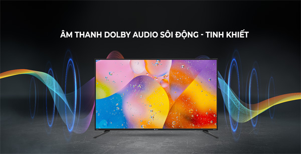 Casper 58UX5200 tích hợp công nghệ âm thanh Dolby Digital Plus