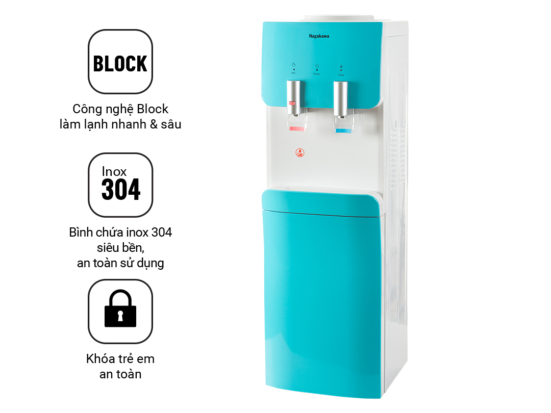 Cây nước nóng lạnh Nagakawa NAG1101