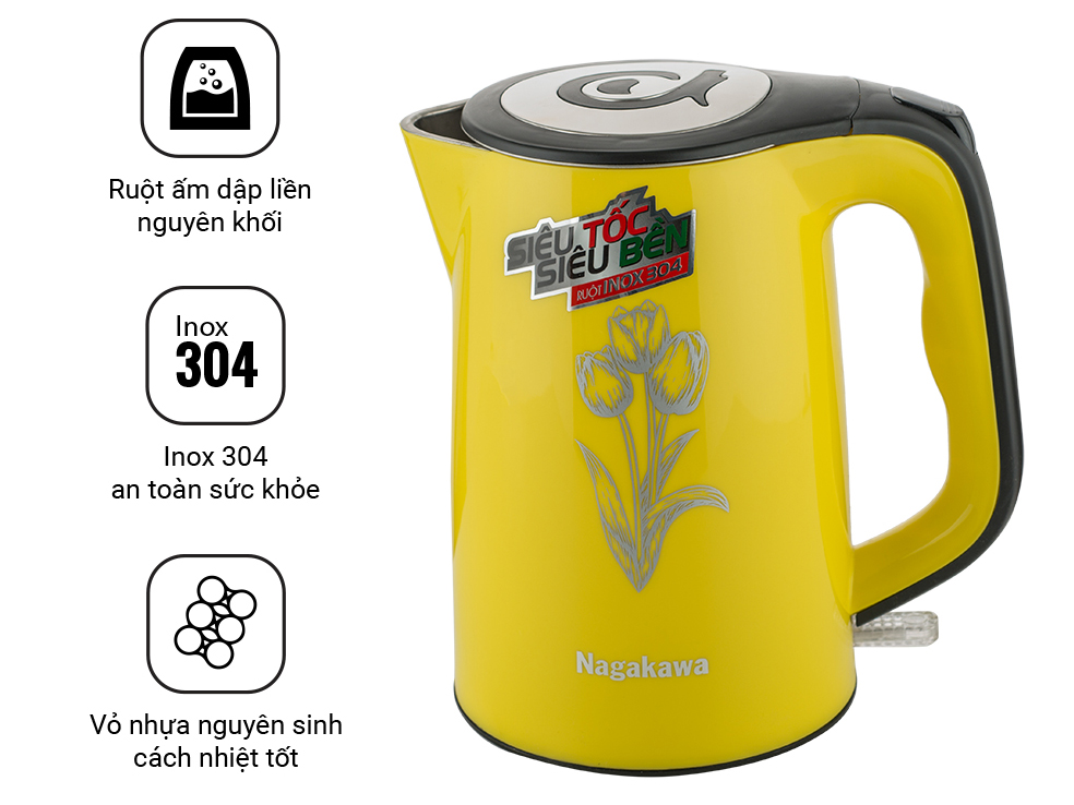 Ấm siêu tốc Nagakawa NAG0310