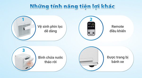 Máy lọc không khí và tạo ẩm Daikin MCK55TVM6