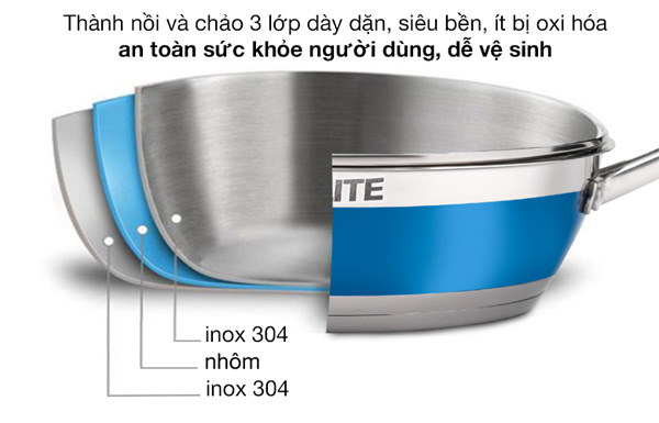 Bộ nồi inox Kalite KL-336