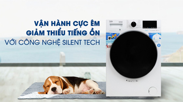 Máy giặt lồng ngang Beko Inverter 8kg WCV8649XWST