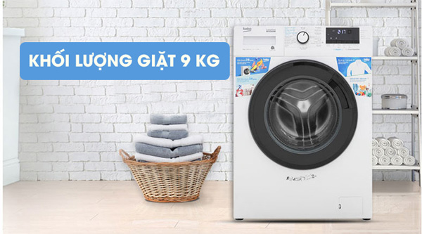 Máy giặt lồng ngang Beko Inverter 9kg WCV9612XB0ST