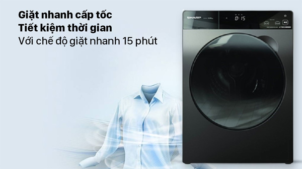  Máy giặt Sharp Inverter 12.5 kg ES-FK1252SV-G