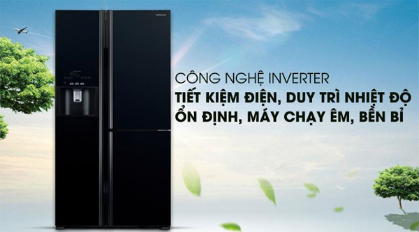 Tủ lạnh inverter Hitachi R-FM800GPGV2(GBK) 584 lít