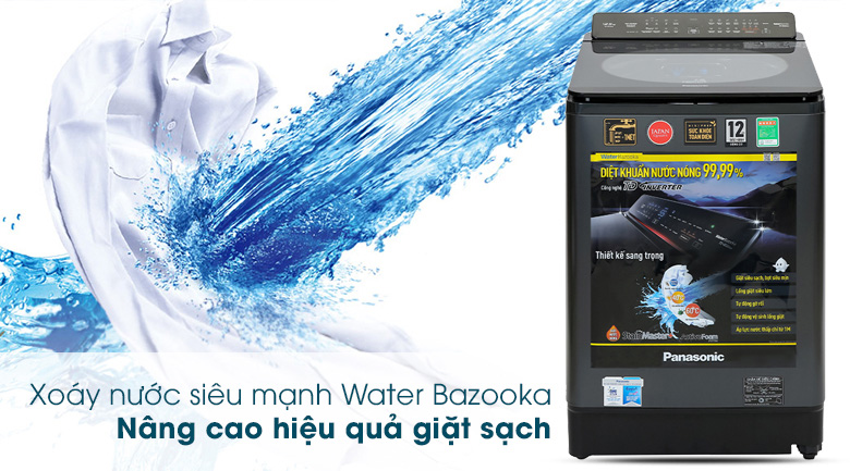 Xoáy nước Water Bazooka đánh bay mọi bụi bẩn