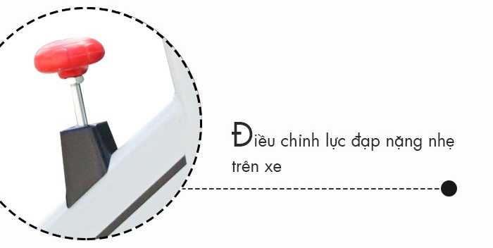 Tay điều chỉnh lực tăng độ nặng/nhẹ cho bài tập