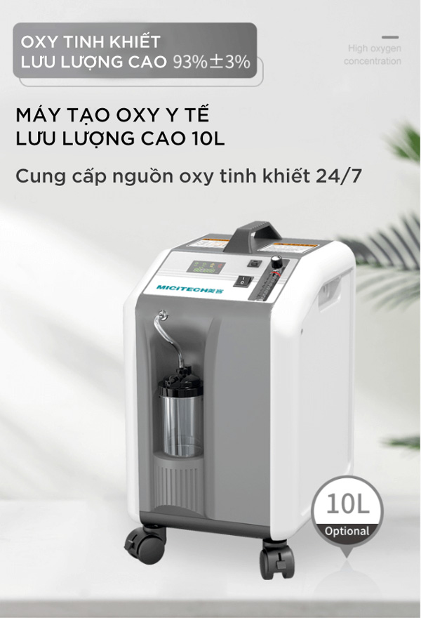 Máy tạo oxy y tế 10L MICiTECH