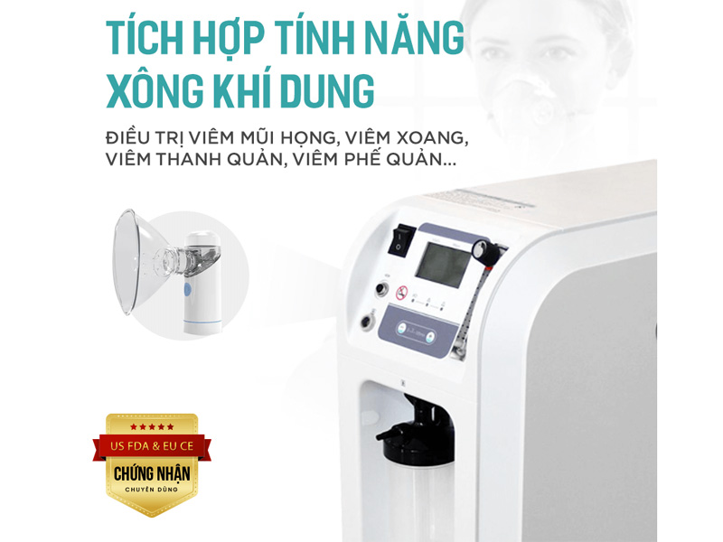 Trang bị khả năng xông khí dung