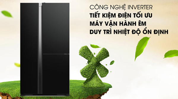 Tủ lạnh Hitachi Inverter R-M800PGV0(GBK)