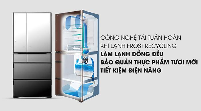 Công nghệ làm lạnh tái tạo băng Frost Recycling hiện đại