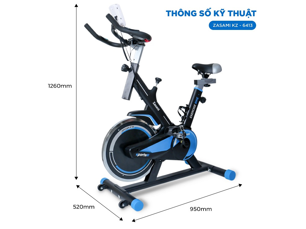 Xe đạp thể dục Zasami KZ-6413