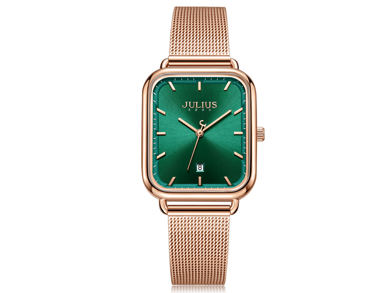 Đồng hồ nữ Julius Hàn Quốc dây thép JA-1297